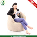 Beanbag de moda sofá de esquina beanbag tela sofá reclinable beanbag